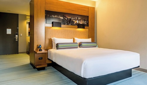 aloft, Habitación, 1 cama de matrimonio grande, vistas a la ciudad