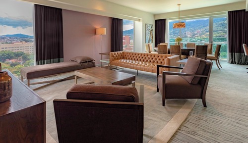 Habitación presidencial, 1 cama de matrimonio grande, vistas a la ciudad