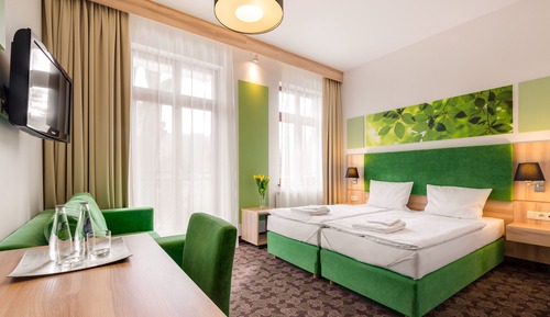 Habitación estándar con 1 cama doble o 2 individuales