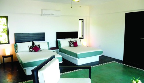 Habitación superior, 2 camas dobles, terraza