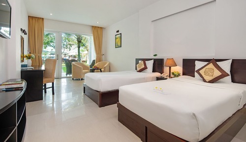 Habitación Deluxe doble, vistas al jardín