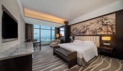 Habitación estándar, 1 cama de matrimonio grande, vistas a la ciudad