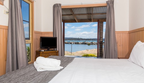Villa, vistas al puerto