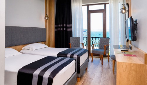 Habitación estándar con 1 cama doble o 2 individuales, no fumadores, vistas a la ciudad