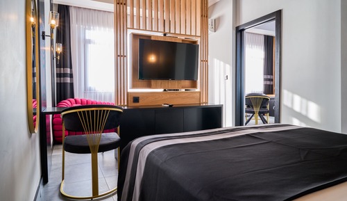 Suite, fumadores, vistas al mar