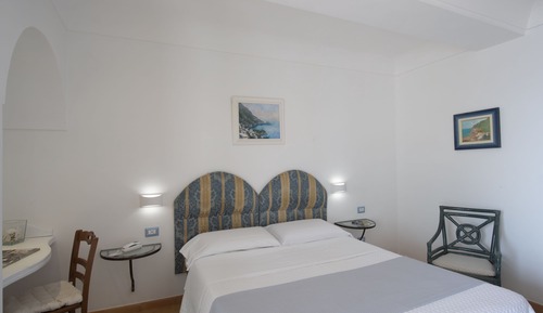 Habitación Deluxe doble, patio, vistas al mar