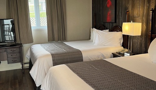 Habitación estándar, 2 camas de matrimonio, vistas al río