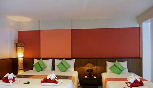 Habitación triple Deluxe, 1 habitación, vistas al mar