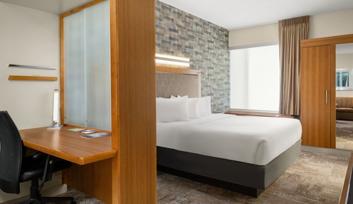 Estudio, 1 cama de matrimonio grande con sofá cama