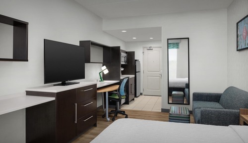Suite estudio, 1 cama de matrimonio grande, accesible para personas con discapacidad (Hearing)