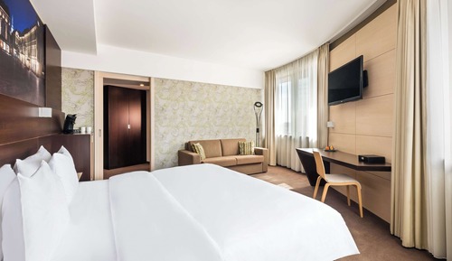 Habitación Deluxe, 1 cama de matrimonio grande, vistas a la ciudad