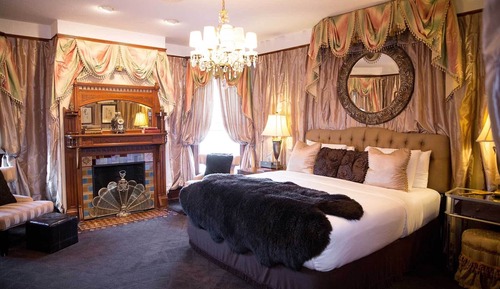 Suite de lujo, 1 cama de matrimonio grande, chimenea (Champagne)