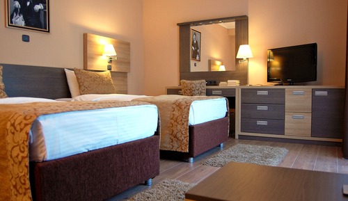 Habitación clásica con 2 camas individuales, 1 habitación, fumadores, vistas al parque