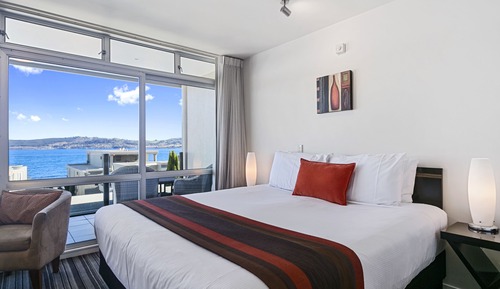 Estudio de lujo, 1 cama de matrimonio grande, vistas al lago
