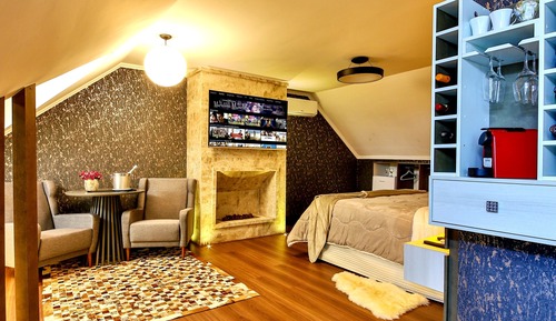 Habitación Premium doble, 1 cama de matrimonio grande, vistas al jardín