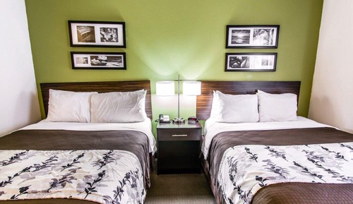 Habitación estándar, 2 camas de matrimonio, no fumadores