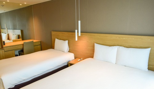Habitación estándar con 2 camas individuales, vistas a la ciudad