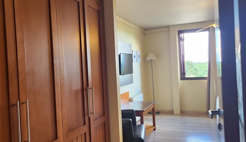 Habitación cuádruple familiar, 1 cama de matrimonio, vistas a la montaña