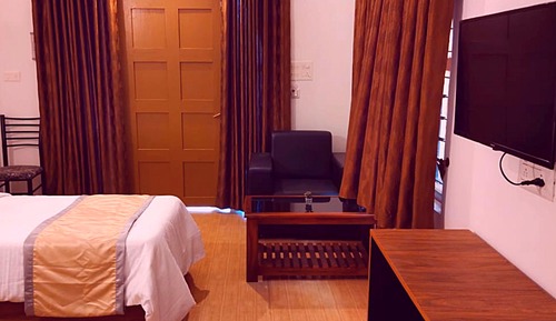 Habitación familiar, vistas al jardín