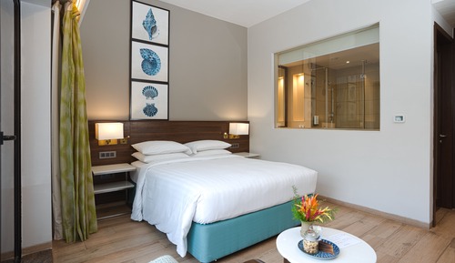Habitación Premium, 1 cama de matrimonio, no fumadores, vistas a la piscina (Patio)