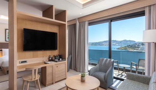 Suite junior, 1 cama de matrimonio grande, vistas al mar