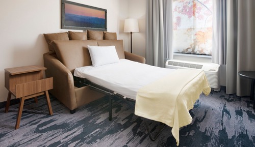 Suite ejecutiva, 1 cama de matrimonio grande con sofá cama (Hearing Accessible)