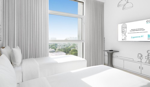 Habitación estándar con 2 camas individuales, vistas a la ciudad