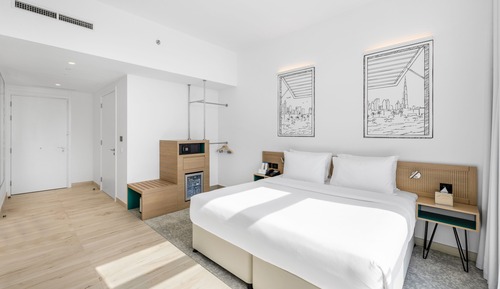 Habitación, 1 cama de matrimonio grande, accesible para personas con discapacidad