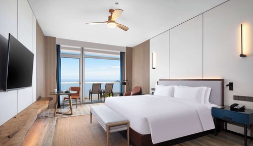 Habitación ejecutiva, 1 cama de matrimonio grande, vistas al mar