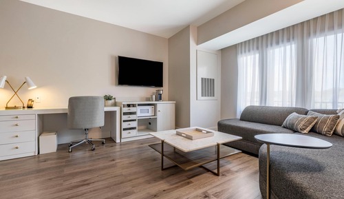 Suite presidencial, 2 camas de matrimonio, accesible para personas con discapacidad, no fumadores