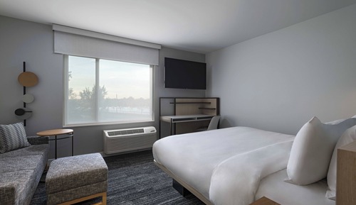 Estudio, 1 cama de matrimonio grande con sofá cama, no fumadores