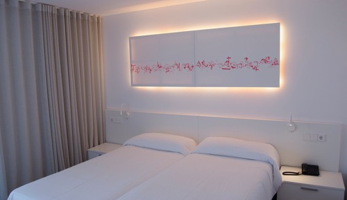 Habitación doble, balcón