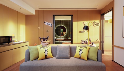 Habitación familiar con 2 camas individuales (Habitat)