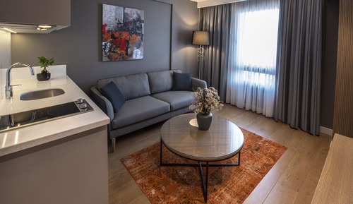Suite junior, 1 cama de matrimonio grande, no fumadores, vistas a la ciudad