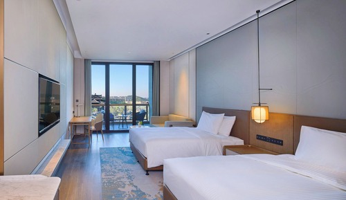 Habitación Premier con 2 camas individuales, no fumadores, vistas al jardín