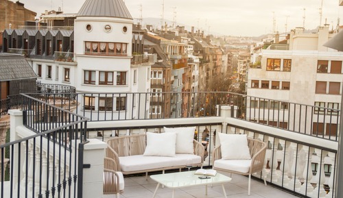 Habitación doble superior, terraza