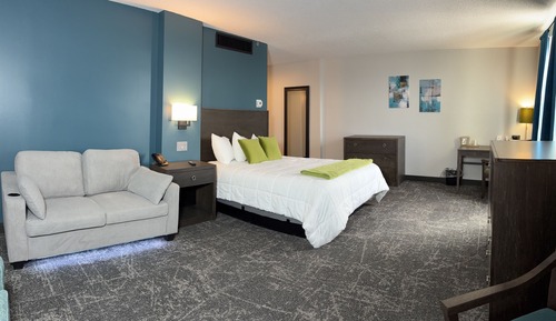 Habitación Deluxe, 1 cama de matrimonio con sofá cama, no fumadores