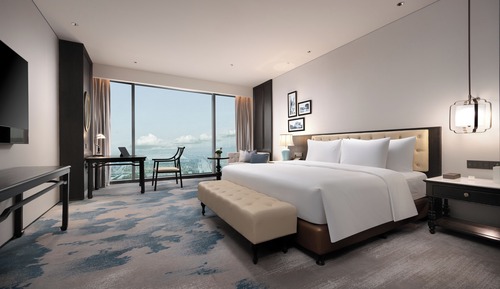 Habitación individual Premier, 1 cama de matrimonio grande, vistas a la ciudad