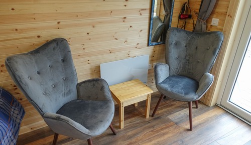 Habitación básica doble, baño privado (Glamping Pod)