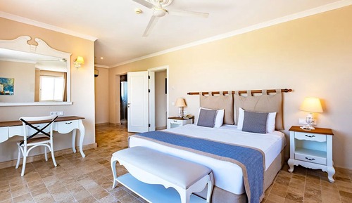 Habitación familiar, vistas al mar