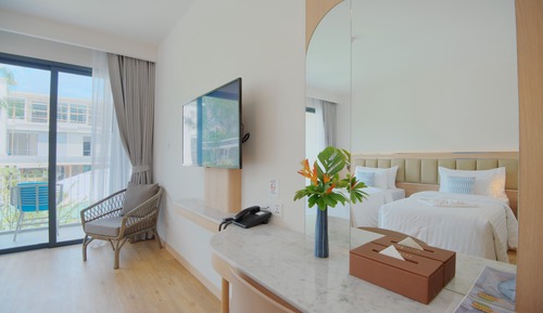 Habitación Deluxe con 1 cama doble o 2 individuales, vistas a la montaña