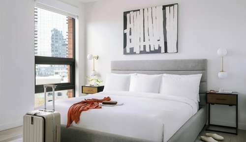 Estudio, 1 cama de matrimonio grande