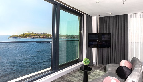 Habitación presidencial doble, vistas al mar