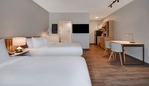 Estudio, 2 camas de matrimonio (Hearing Accessible)