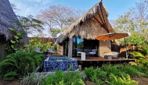 Suite junior, 1 cama de matrimonio grande, piscina privada, vistas a la laguna