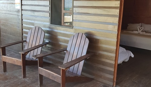 Cabaña básica, 1 cama de matrimonio grande con sofá cama