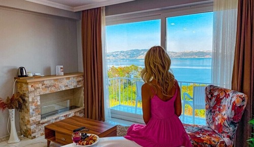 Habitación Royal, 1 cama de matrimonio, bañera de hidromasaje, vistas al lago