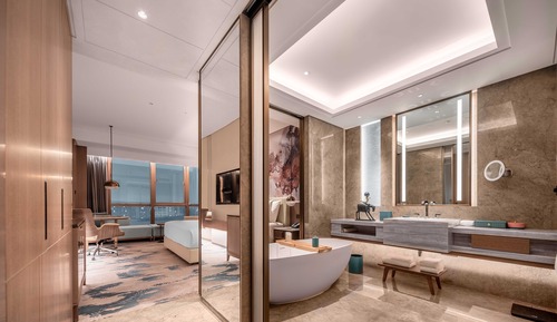 Habitación Deluxe, 1 cama de matrimonio grande, acceso al Business Lounge