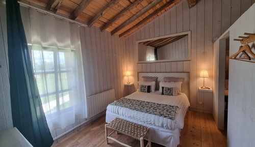 Habitación Confort doble, vistas al jardín (Chambre des Vignes )
