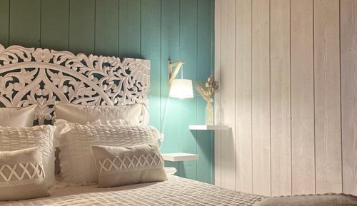 Habitación romántica doble, baño privado (Chambre Nature)